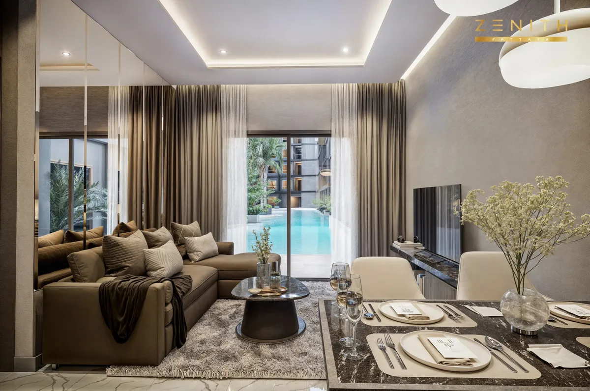 Stunning 1 Bed 1 Bath Pool Access Condo Zenith Pattaya - Foreign Quota photo 14
