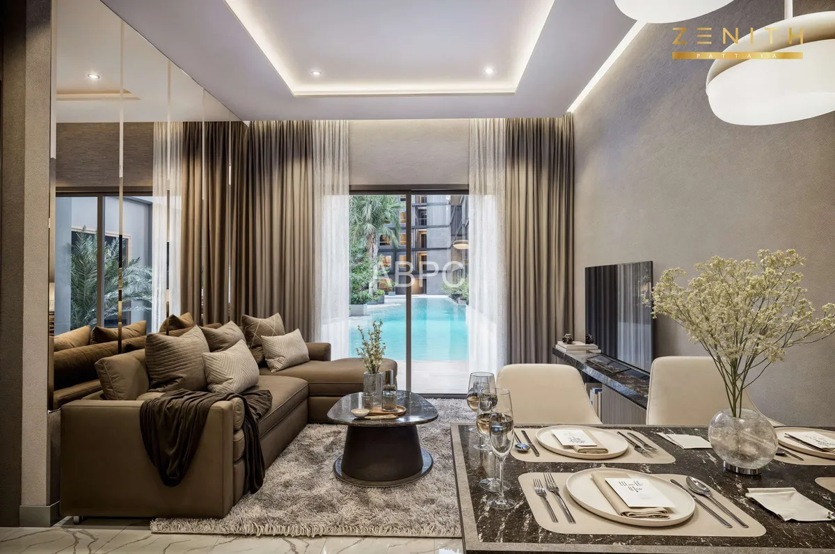 Stunning 1 Bed 1 Bath Pool Access Condo Zenith Pattaya - Foreign Quota photo 4