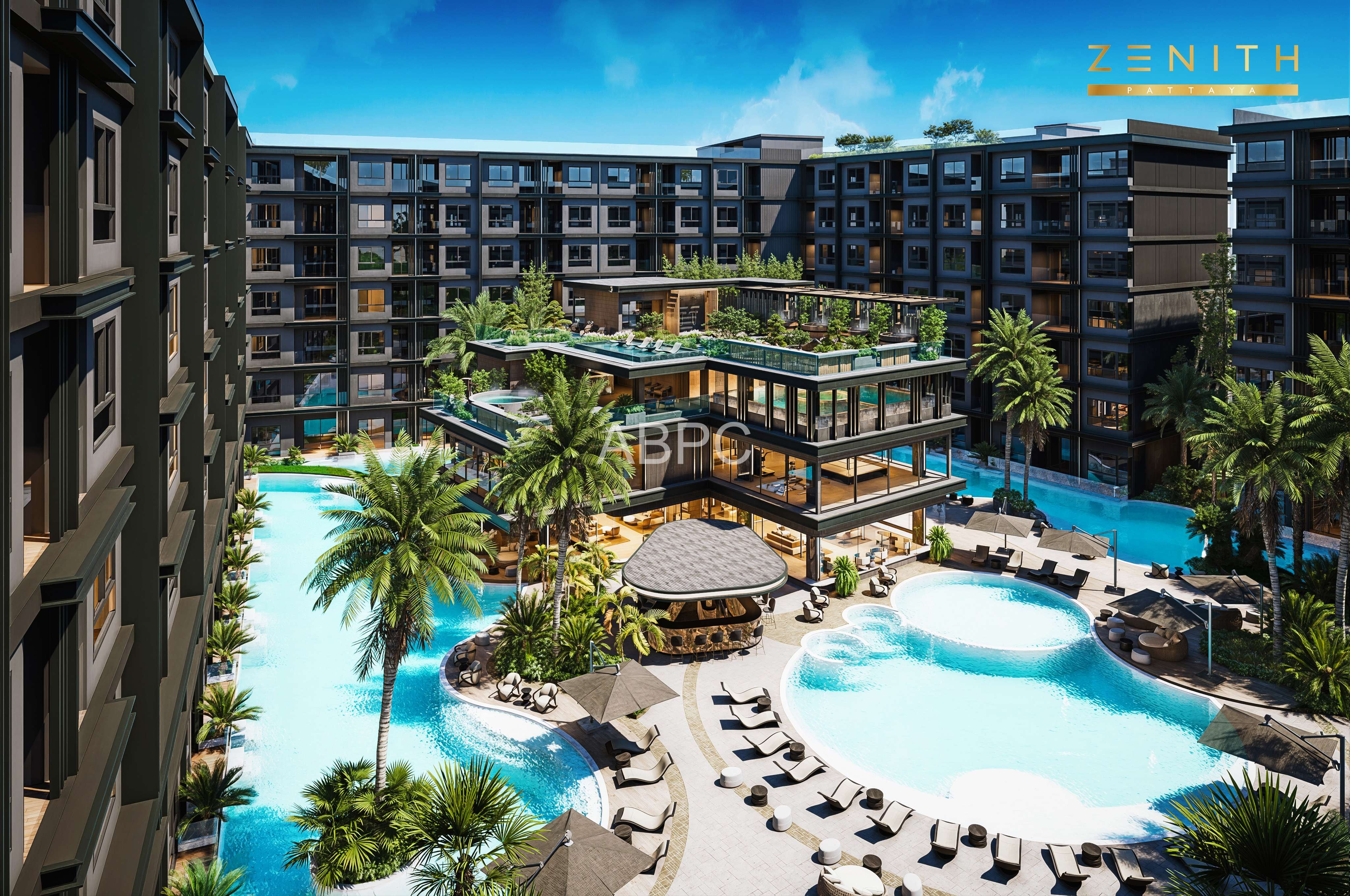 Stunning 1 Bed 1 Bath Pool Access Condo Zenith Pattaya - Foreign Quota photo 5