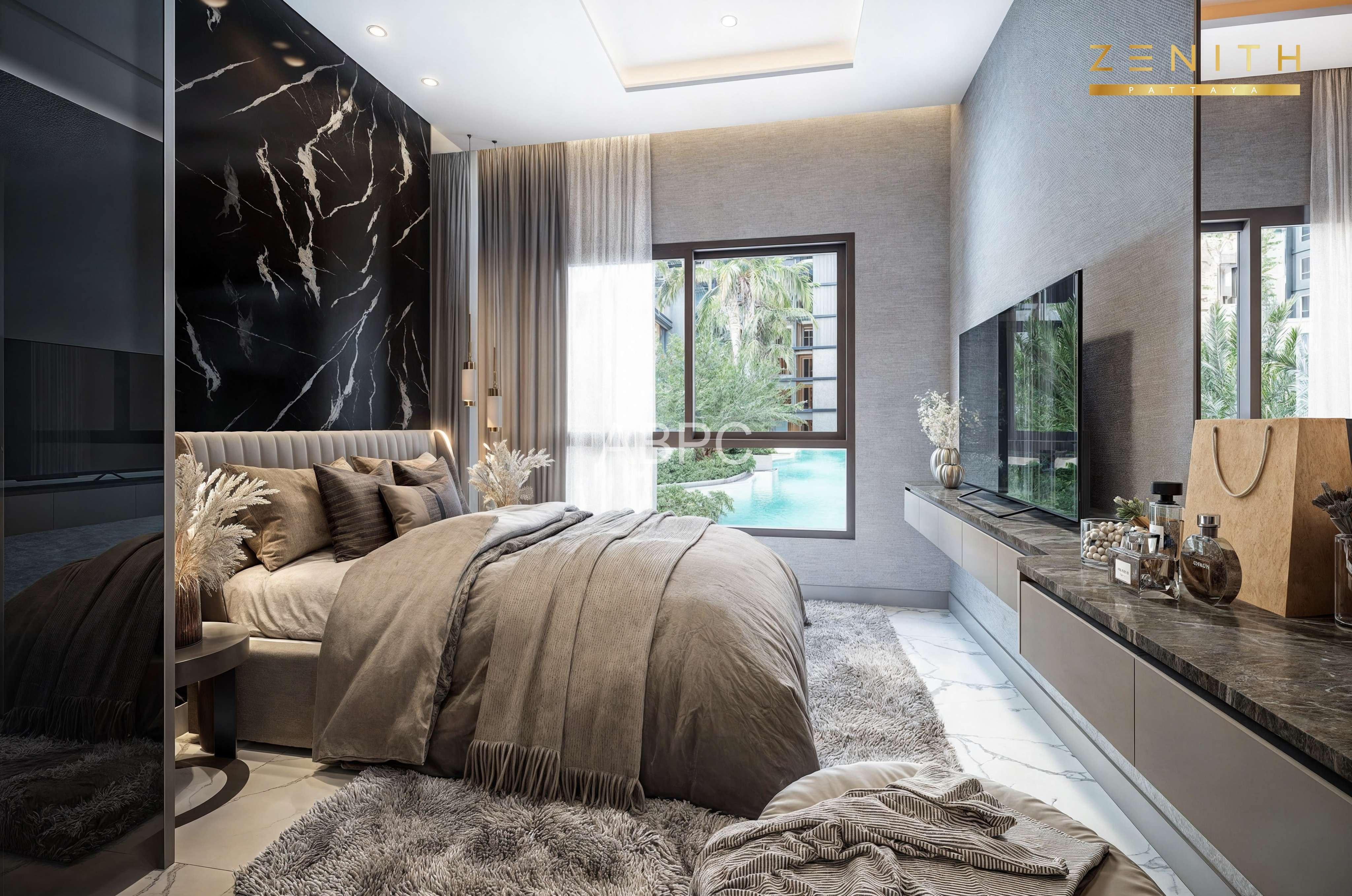 Stunning 1 Bed 1 Bath Pool Access Condo Zenith Pattaya - Foreign Quota