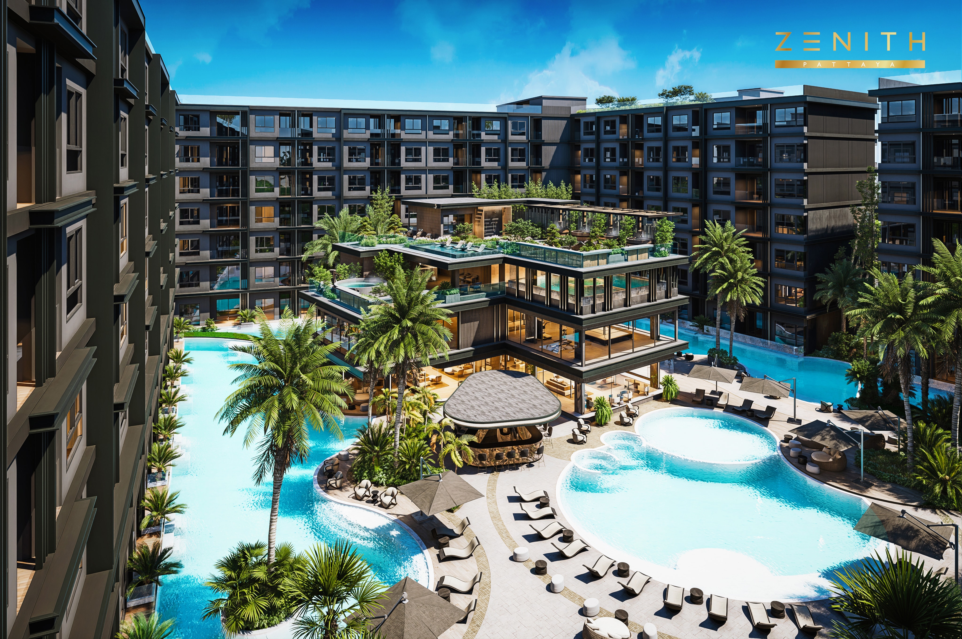 Stunning 1 Bed City View Condo - Zenith Pattaya photo 11