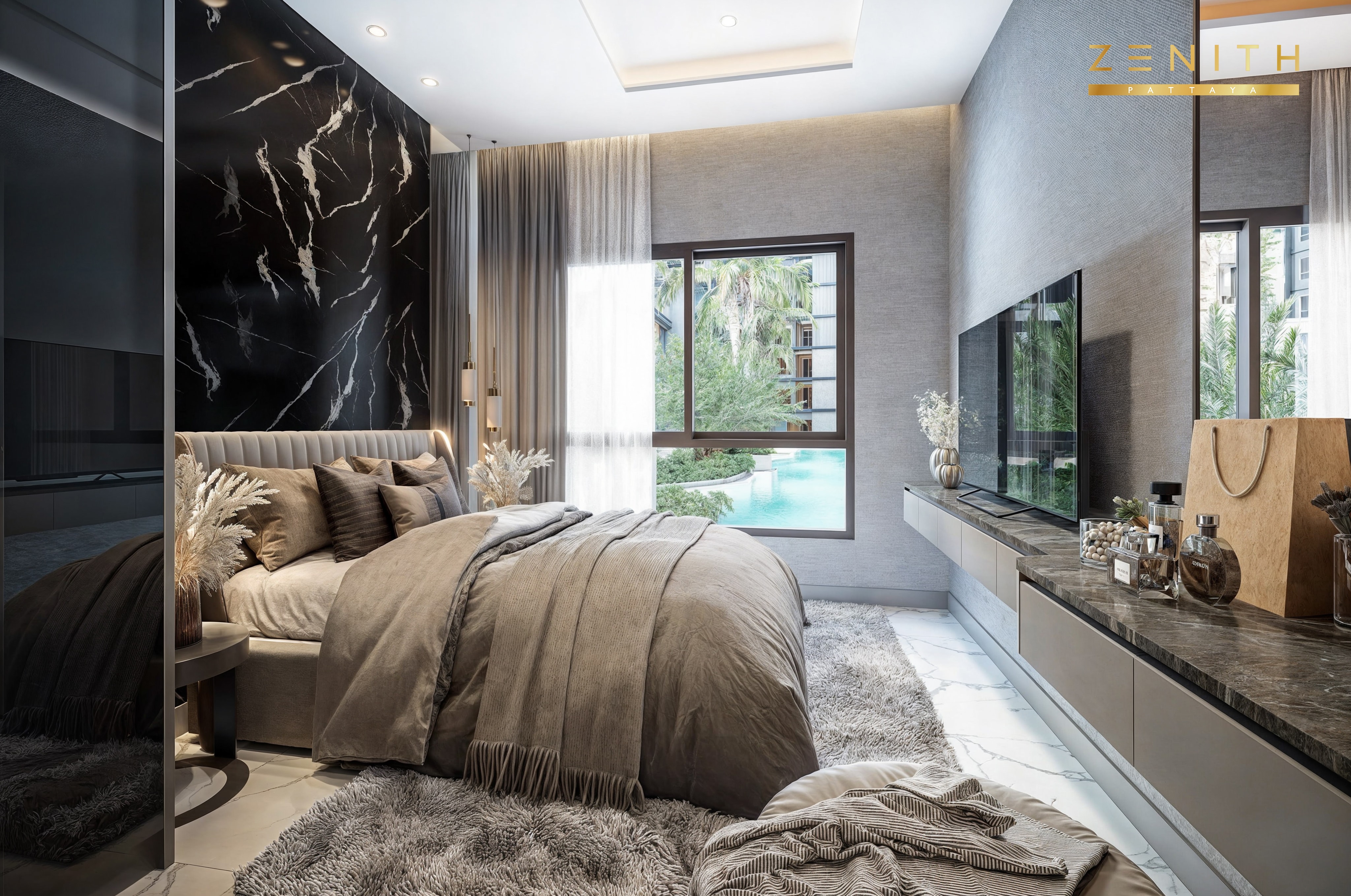 Stunning 1 Bed City View Condo - Zenith Pattaya photo 13