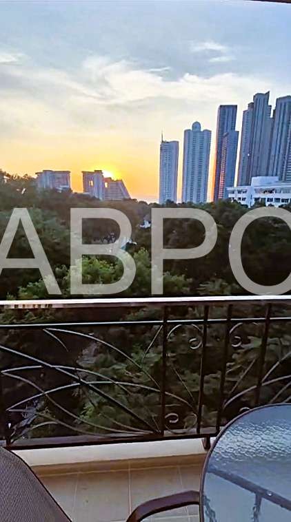 Sunset Ocean View Studio Condo in Wongamat