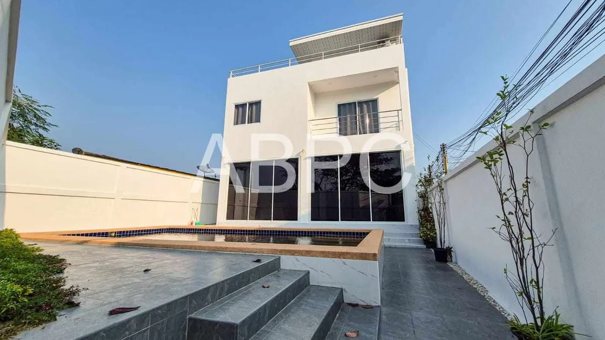 Brand New Ocean View 4 Bed 5 Bath Pool Villa In Bang Saray