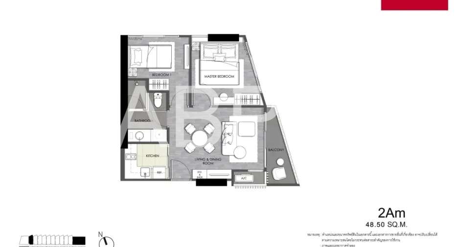 Ocean View 2 Bed Condo in Central Pattaya - EDGE Central Pattaya photo 2