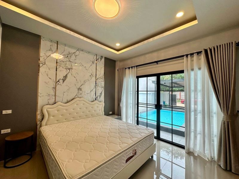 Like New Modern 3 Bed 2 Bath Pool Villa In East Pattaya photo 23