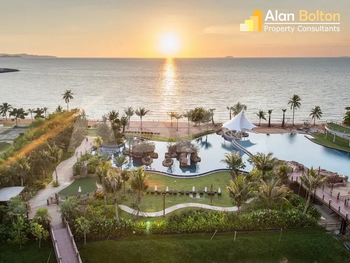 Ocean View 3 connected rooms 3 Bed 3 Bath Condo in Na Jomtien CR6568 photo 2