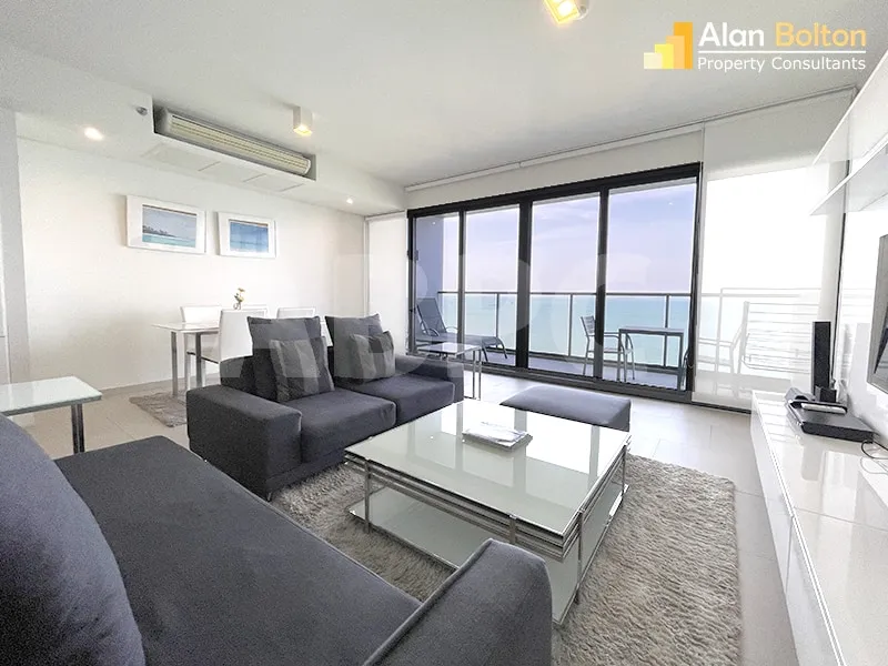 Front Facing Ocean View 2 Bed 2 Bath Beachfront Condo in Wong Amat CR6663 photo 2