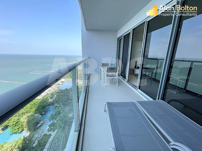 Front Facing Ocean View 2 Bed 2 Bath Beachfront Condo in Wong Amat CR6663 photo 16