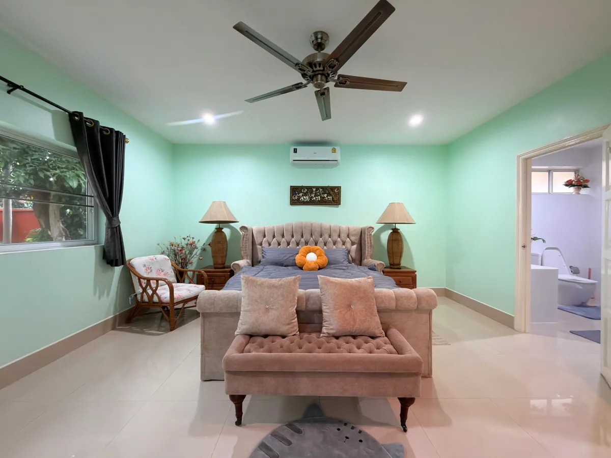 Tranquil Resort Style 4 Bed 4 Bath House with Pool on Large 1 Rai Land For Rent in Mabprachan Lake photo 34