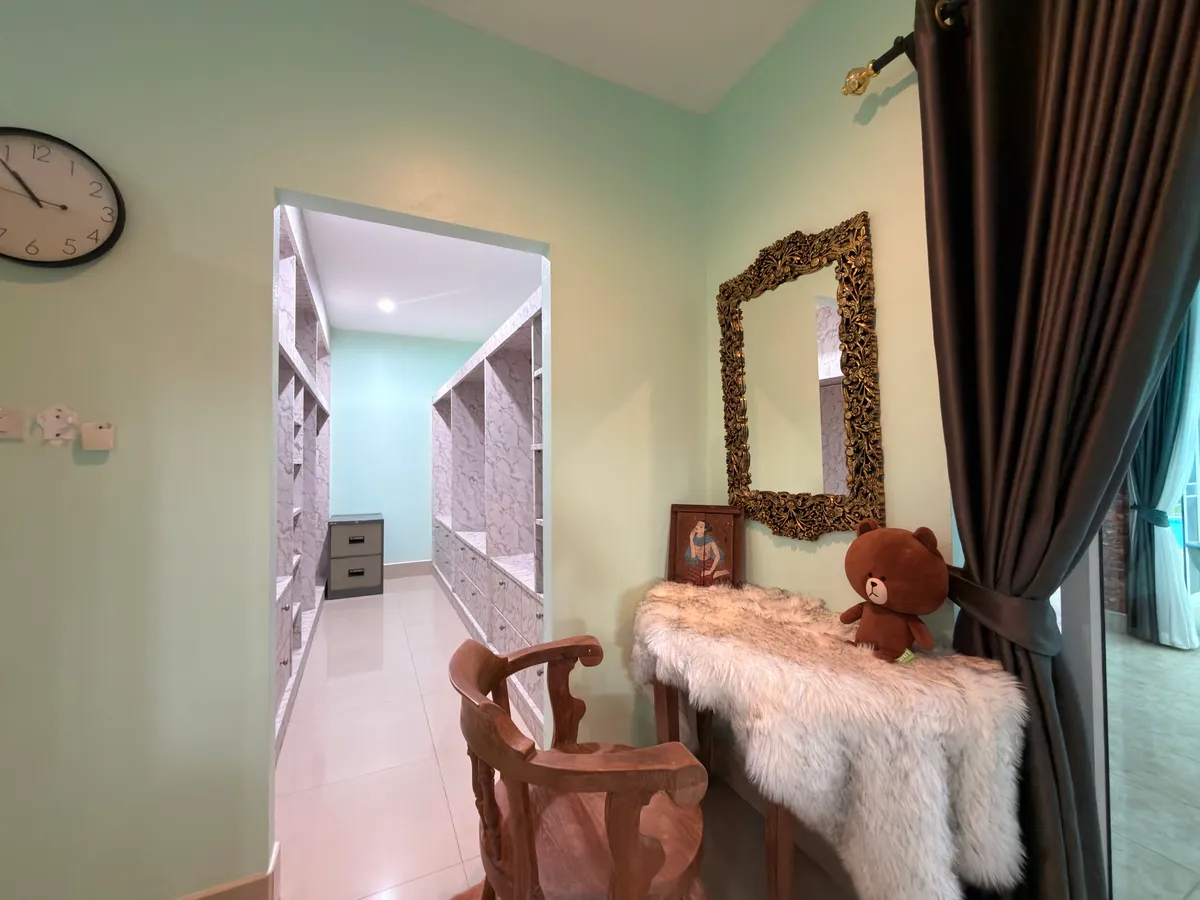 Tranquil Resort Style 4 Bed 4 Bath House with Pool on Large 1 Rai Land For Rent in Mabprachan Lake photo 36