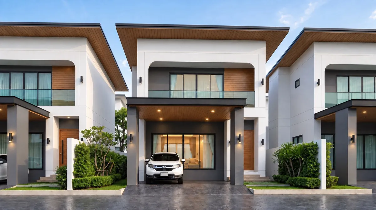 Brand New 3-Bedroom Houses in Bang Saray
