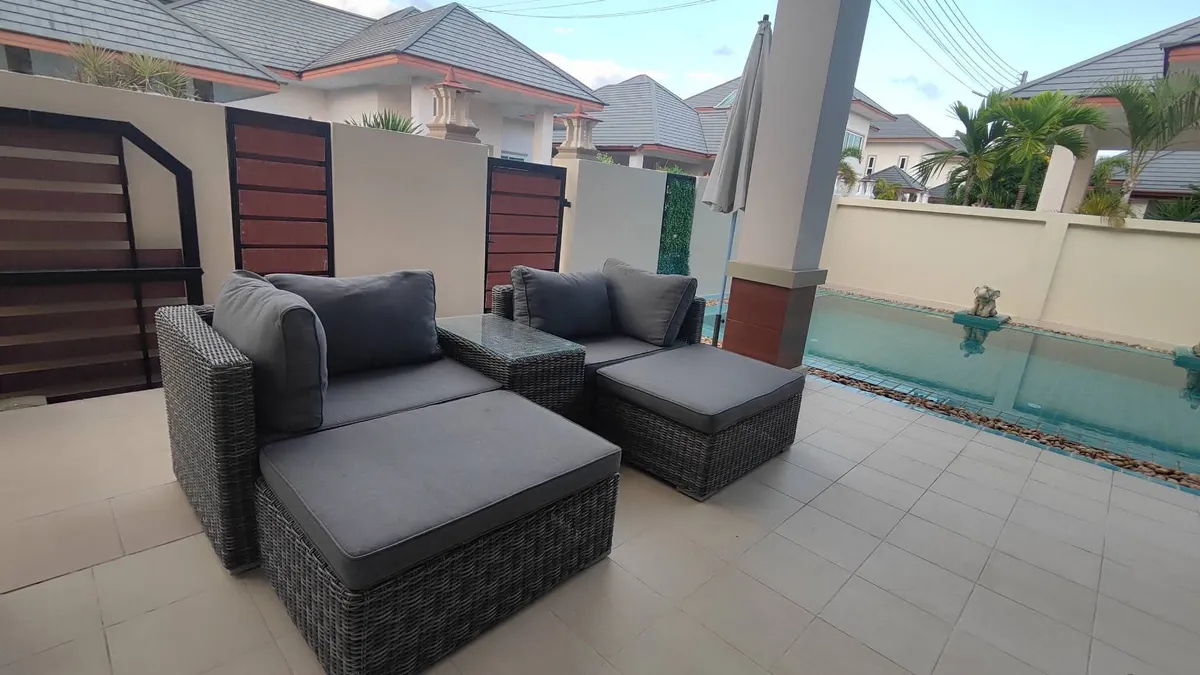 Pool villa for rent 3 Bedrooms 2 Bathrooms in Huay yai photo 3