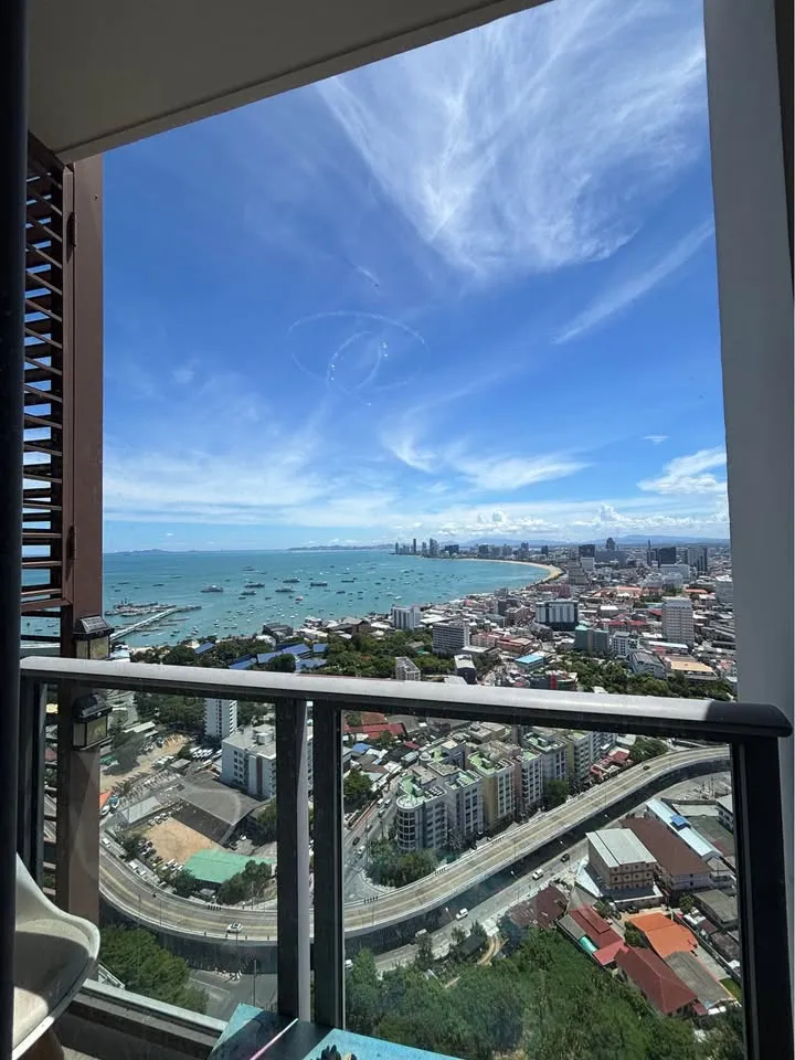 High Floor Ocean View 2 Bed 2 Bath Condo In Pattaya City