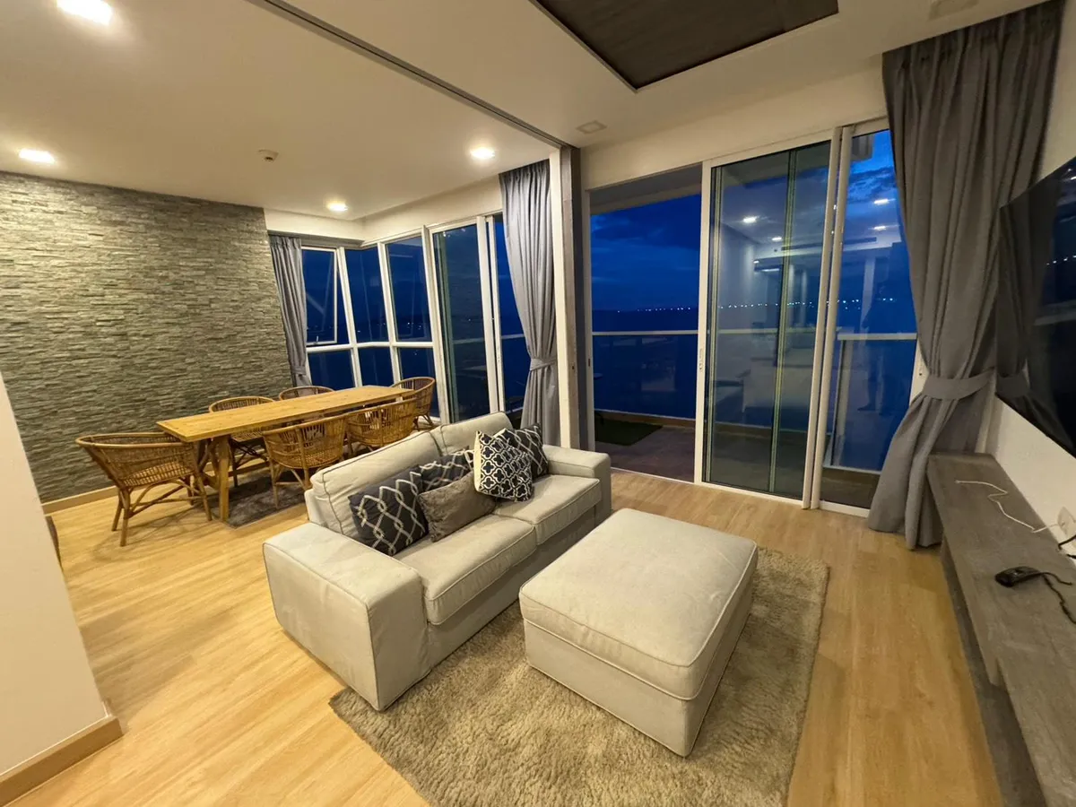 Luxury Sea View Two-Bedroom Two-Bathroom Unit in Popular Jomtien Beachfront Condominium photo 8
