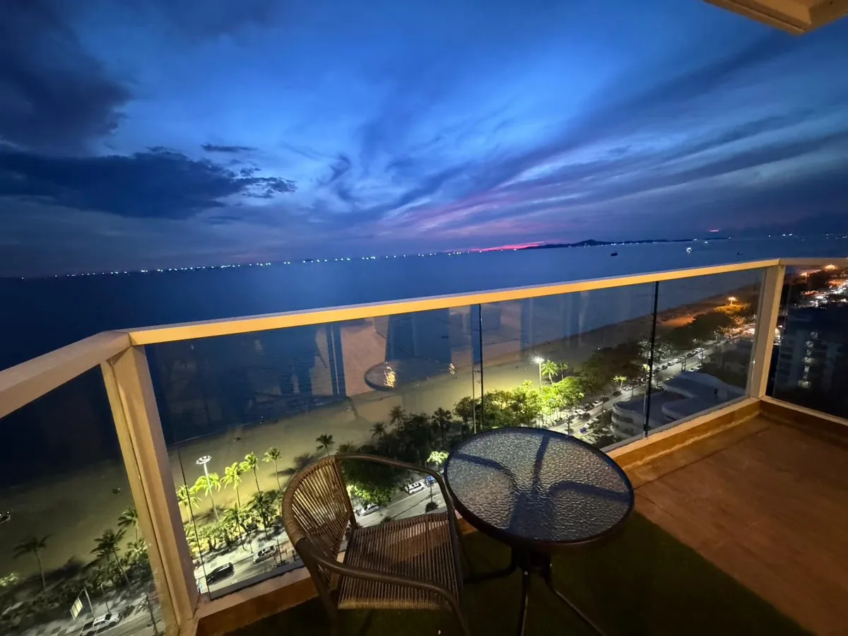 Luxury Sea View Two-Bedroom Two-Bathroom Unit in Popular Jomtien Beachfront Condominium photo 2