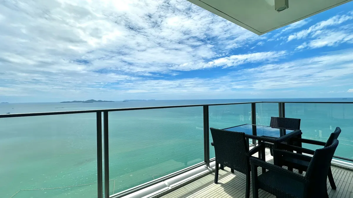 Full Sea View 3 Bedroom on High Floor For Rent in Wongamat photo 13