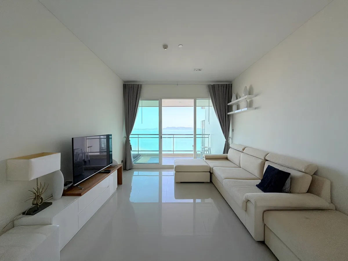Corner Unit 2 bedrooms For Sale And Rent in Jomtien คอนโดวิวทะเลขนาดใหญ่ตกแต่างพร้อมขายหรือเช่า