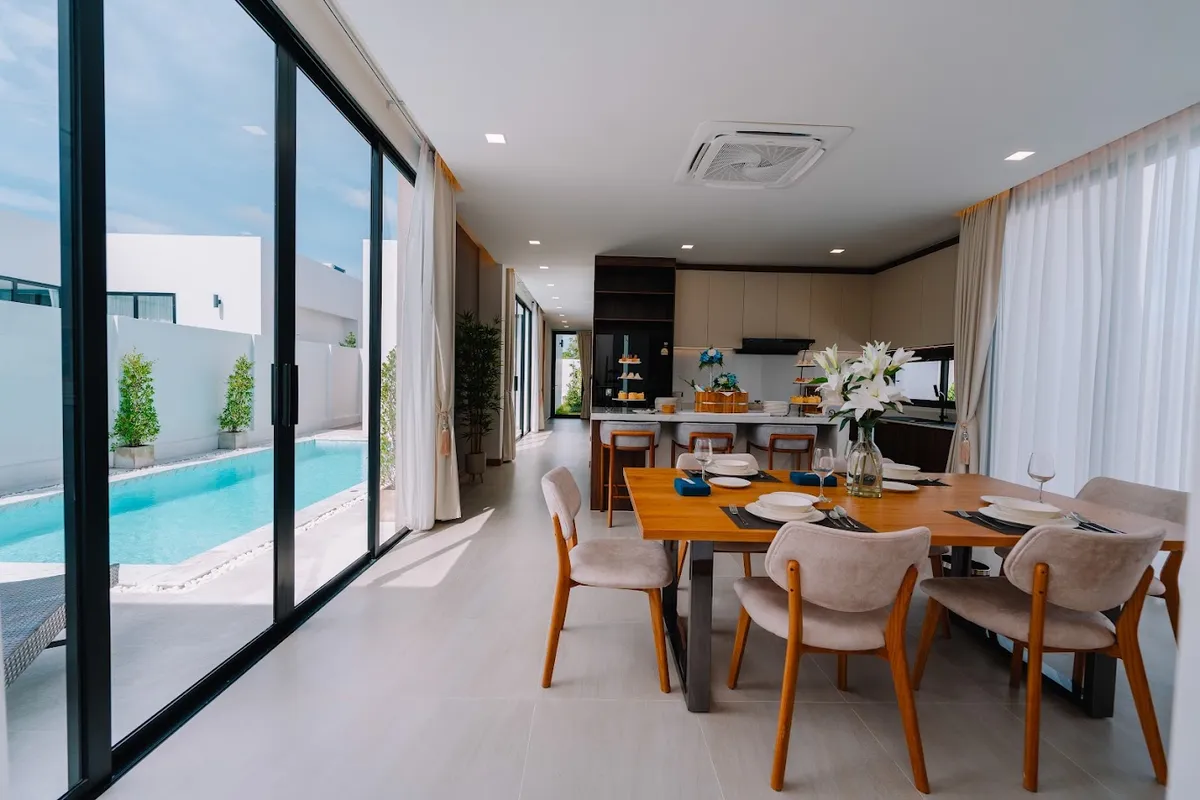 Luxury pool villa 3 Bedrooms 4 Bathrooms in Mapprachan photo 8