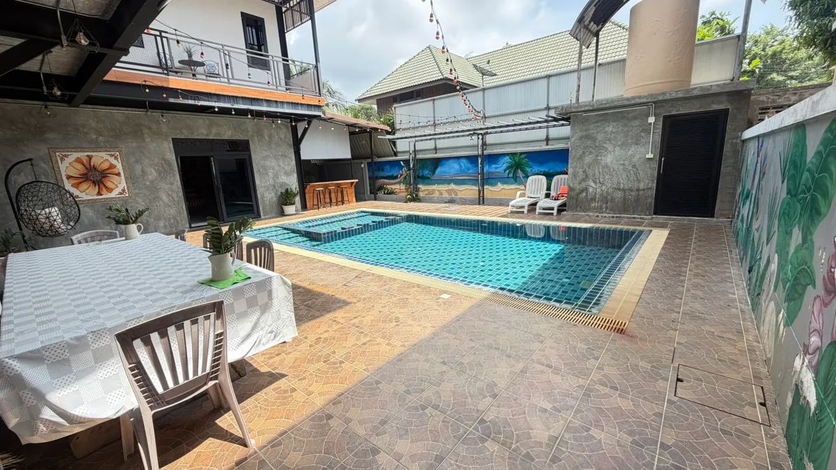 (Friendly Land Pool Villa 2)  Two-story loft-style house