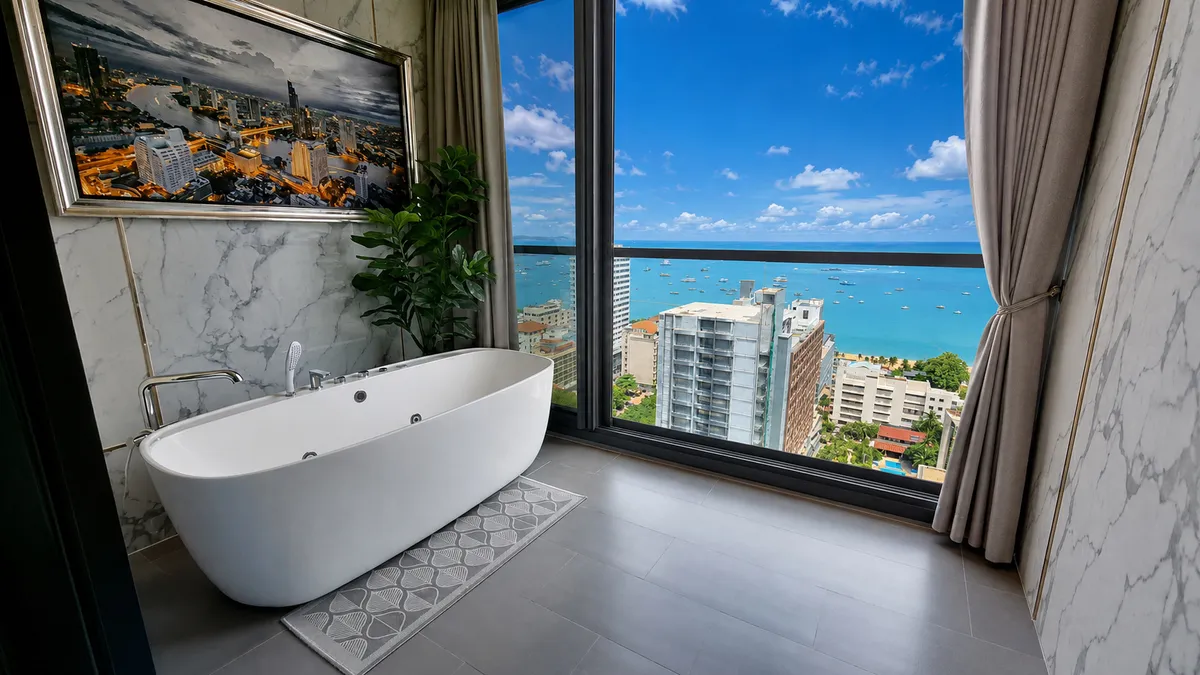High-Floor Corner 2-Bedroom Condo with Breathtaking Views at The Edge Central Pattaya photo 3