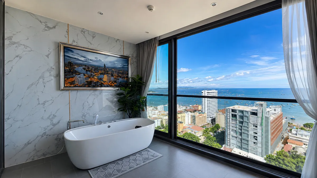 High-Floor Corner 2-Bedroom Condo with Breathtaking Views at The Edge Central Pattaya photo 14