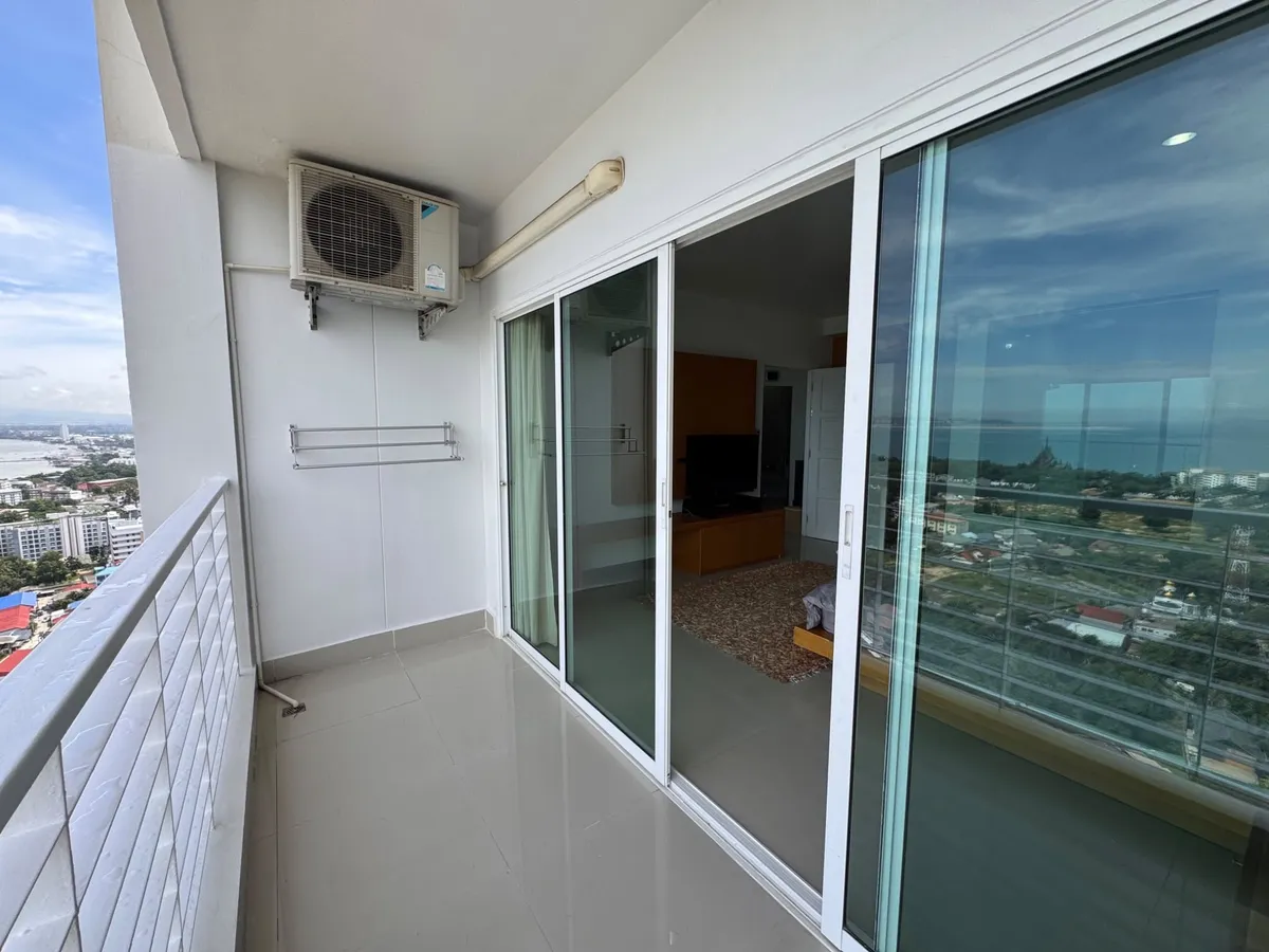 Large 72 Sqm Temple Ocean View 1 Bed 2 Bath Condo For Sale In Wongamat photo 18