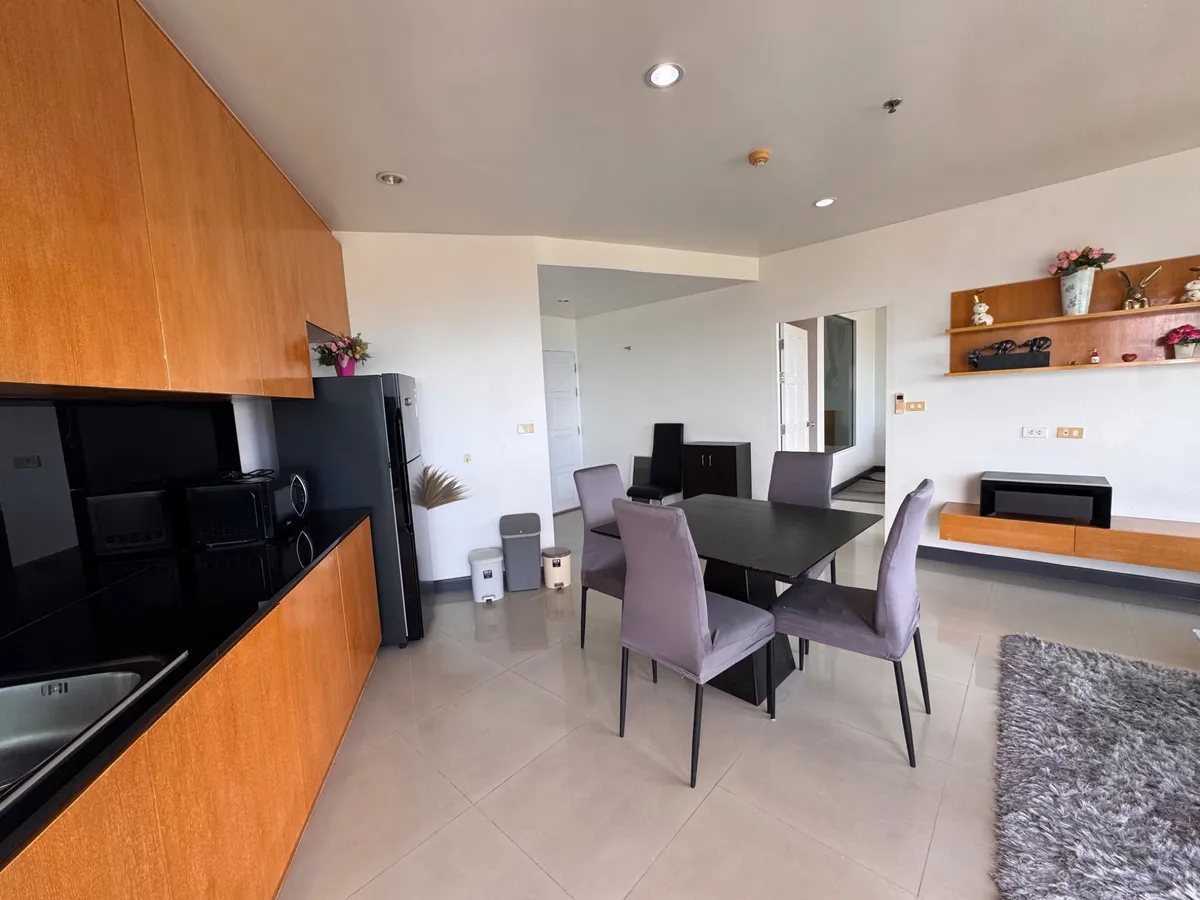 Large 72 Sqm Temple Ocean View 1 Bed 2 Bath Condo For Sale In Wongamat photo 10