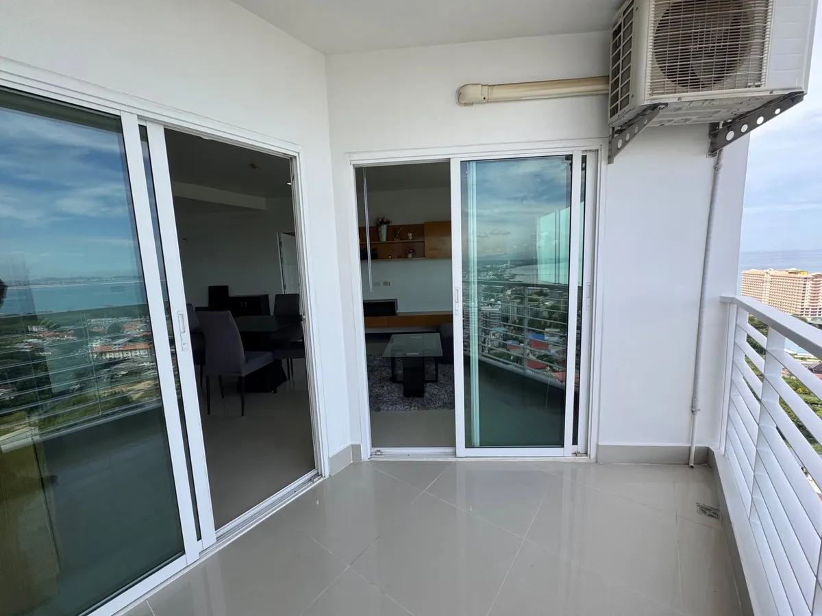Large 72 Sqm Temple Ocean View 1 Bed 2 Bath Condo For Sale In Wongamat photo 5