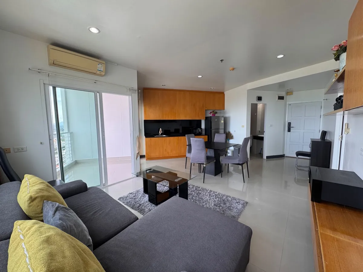 Large 72 Sqm Temple Ocean View 1 Bed 2 Bath Condo For Sale In Wongamat photo 12