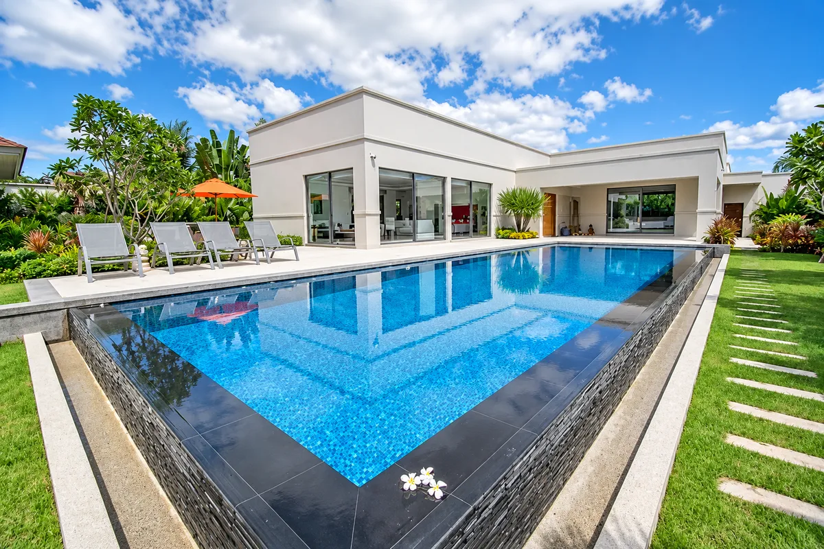 Vineyards Pool Villa For Rent at 160k per month. 4 Bedroom