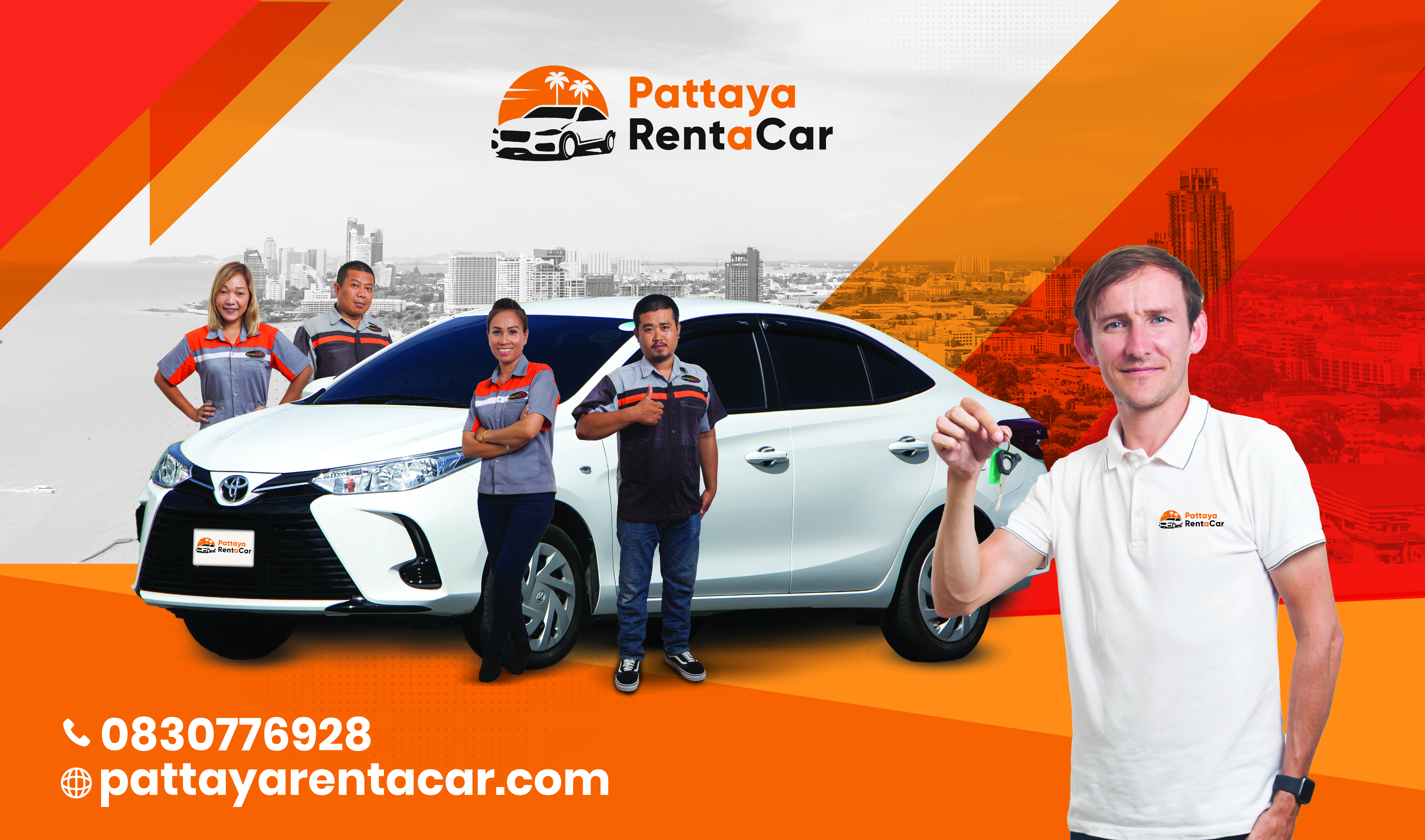 The Pattaya Rent a Car team