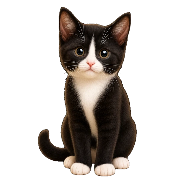 Button the virtual cat