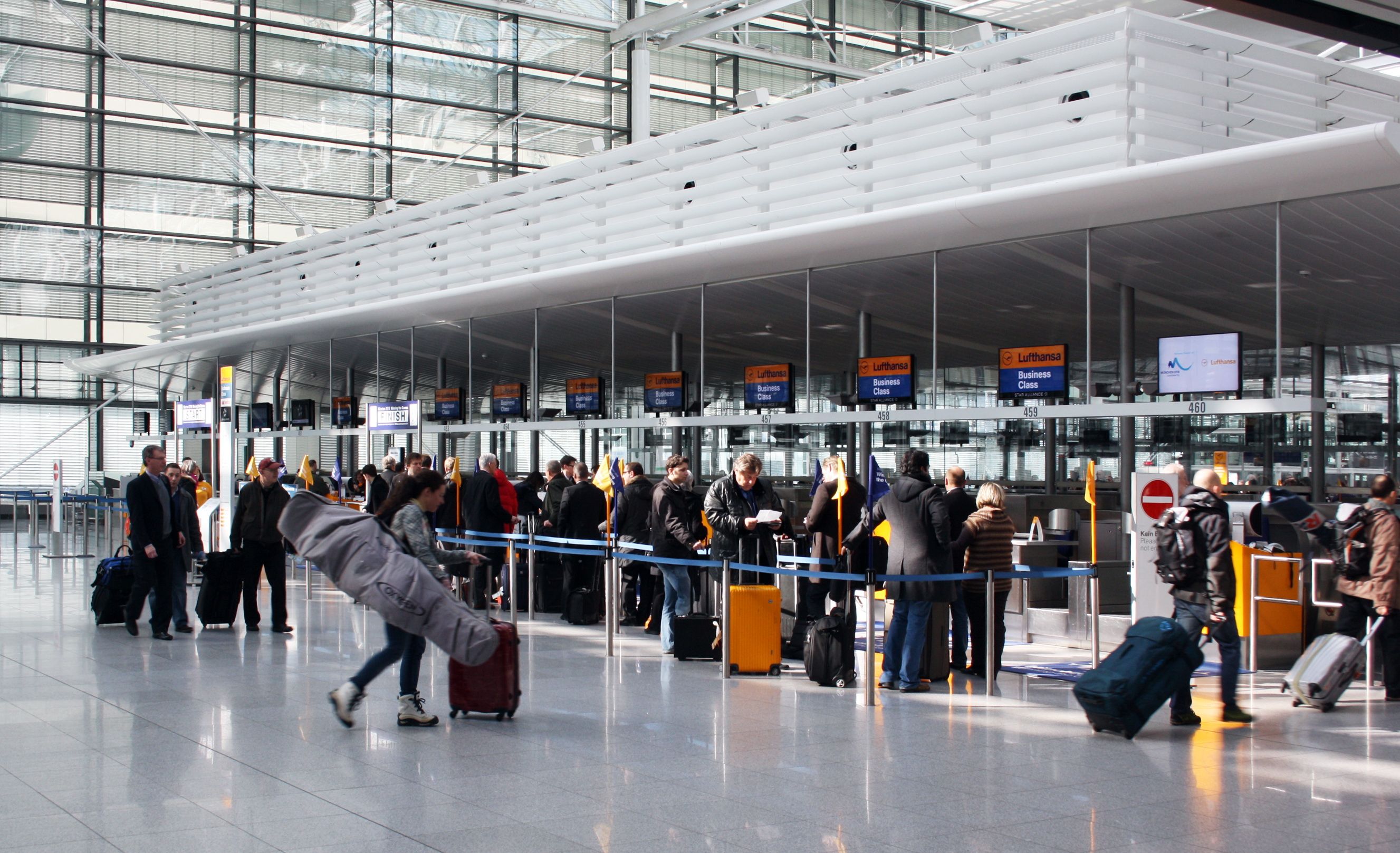 Flughafen-Munich Check in Terminal 2