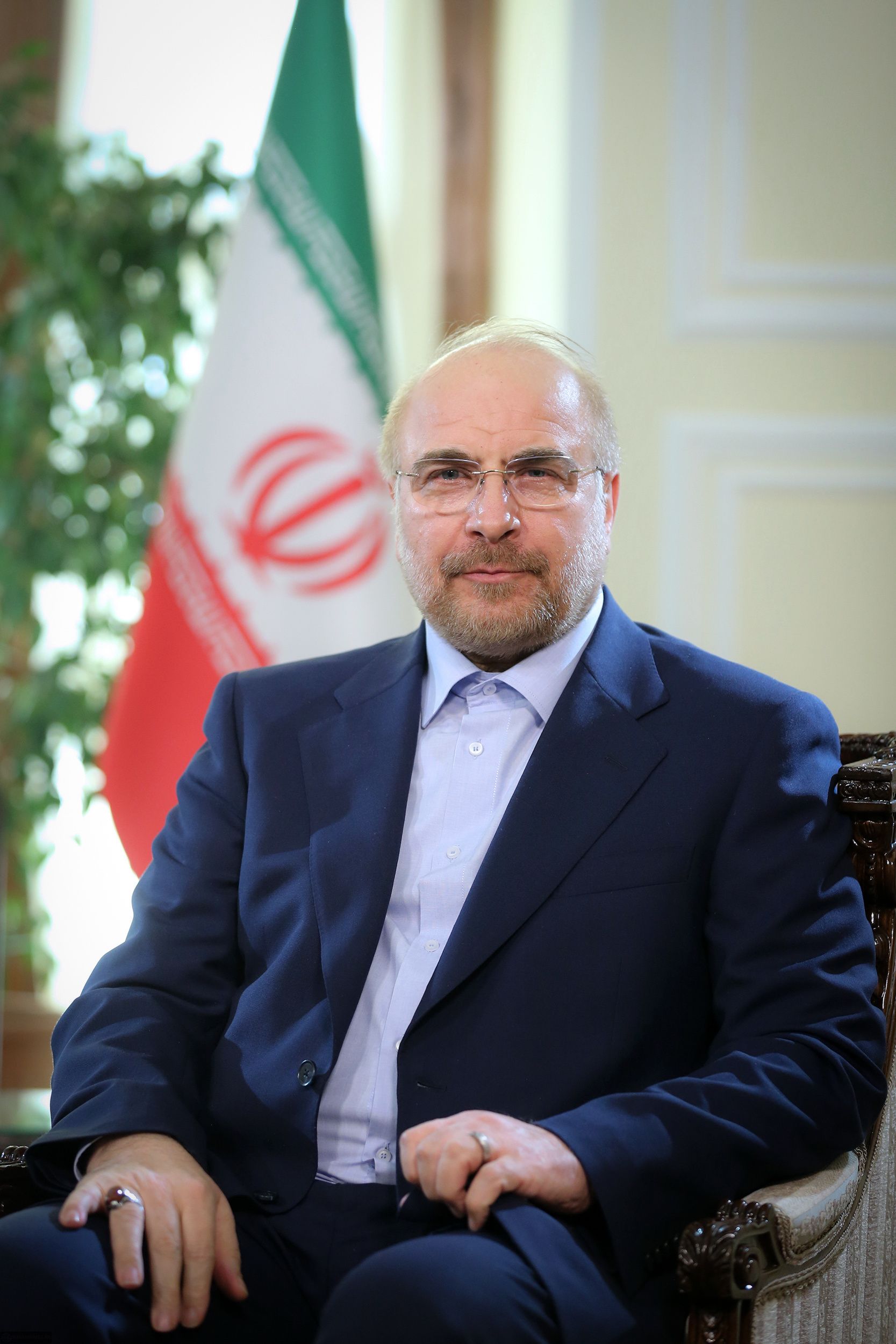 Der iranische Politiker Mohammad Bagher Ghalibaf im Jahr 2021