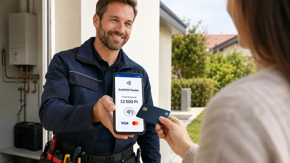 Mobile service business with SoftPOS