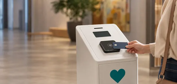 Card payments for donation kiosks and giving points — industry payment comparison on POSnavigator