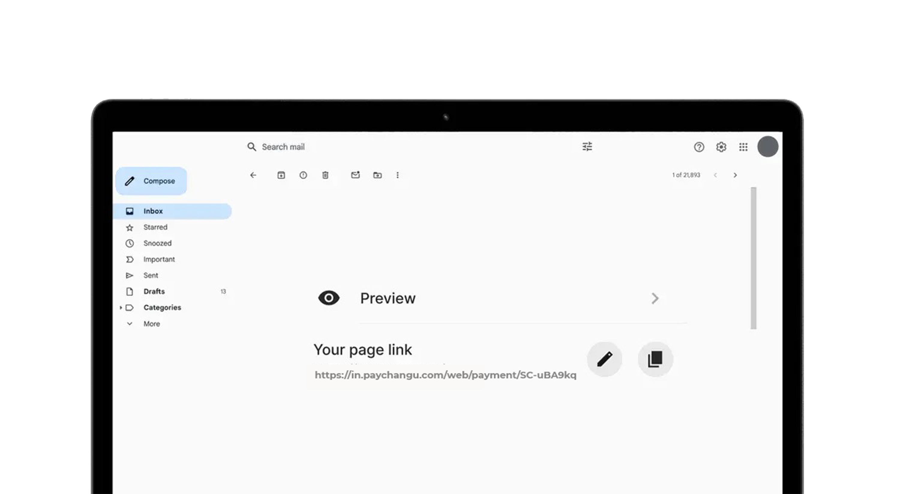 Tablet showing Yoco payment page