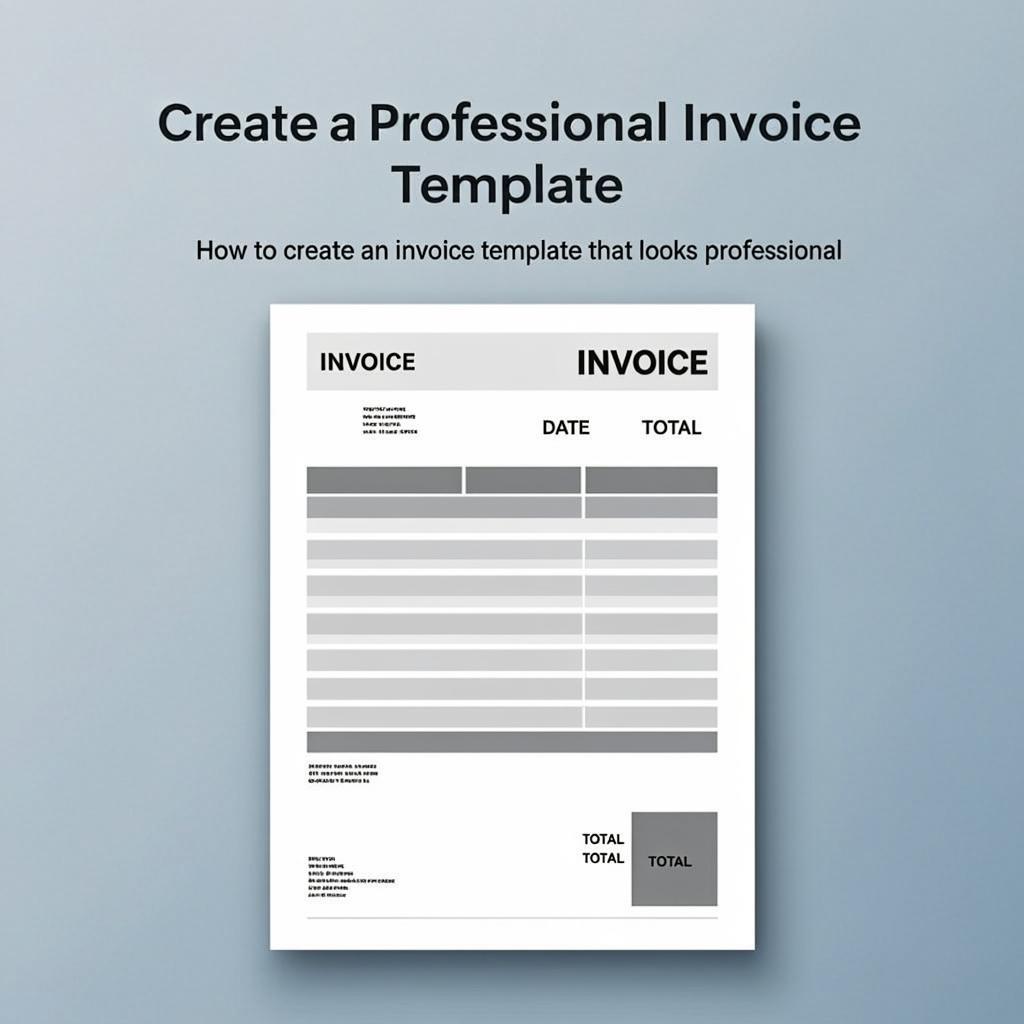 Create a Professional Invoice Template