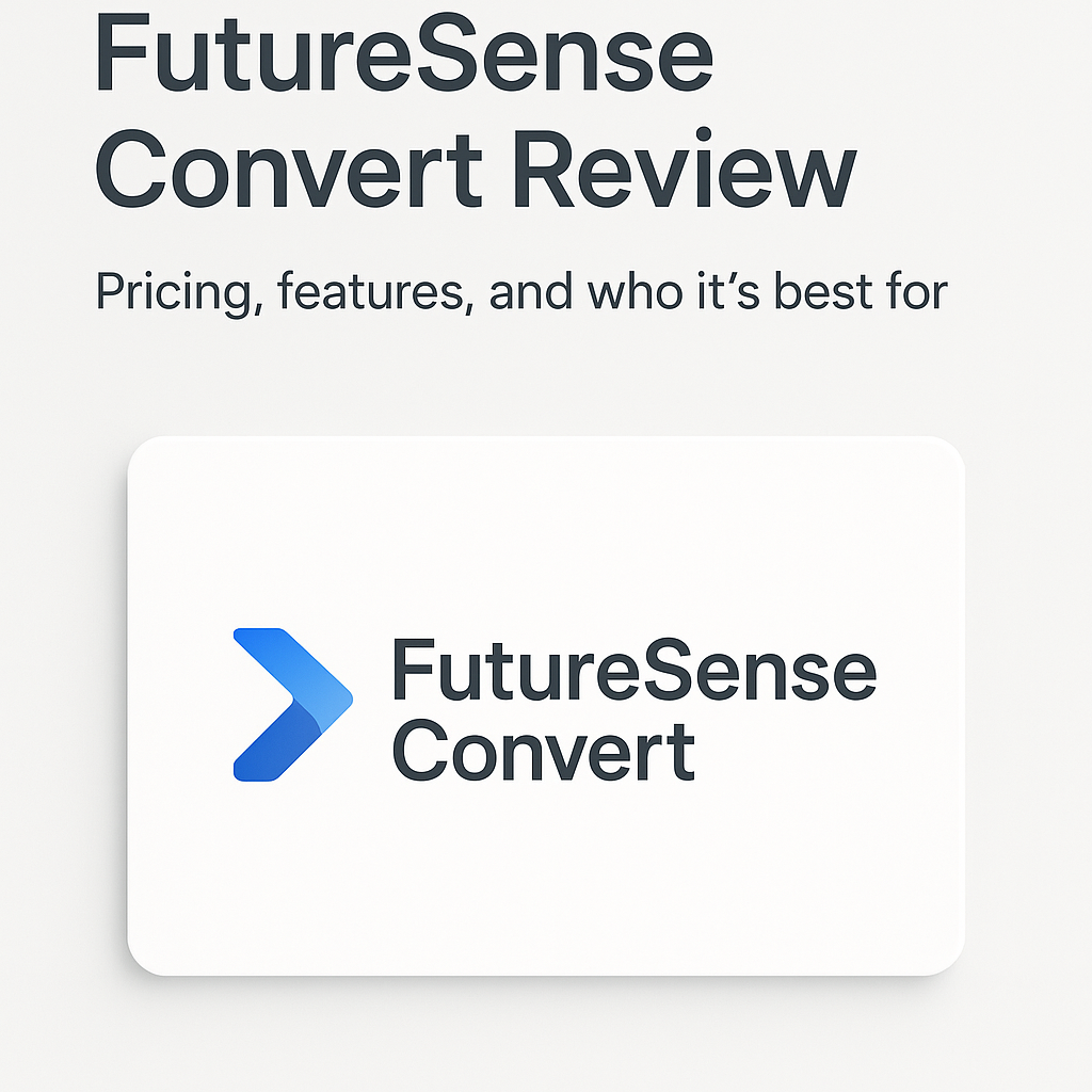FutureSense Convert Review