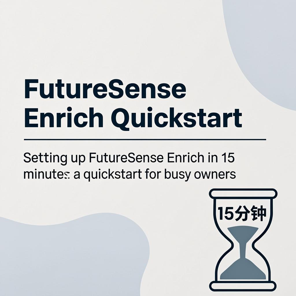 FutureSense Enrich Quickstart