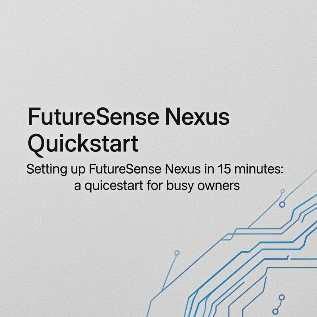 FutureSense Nexus Quickstart