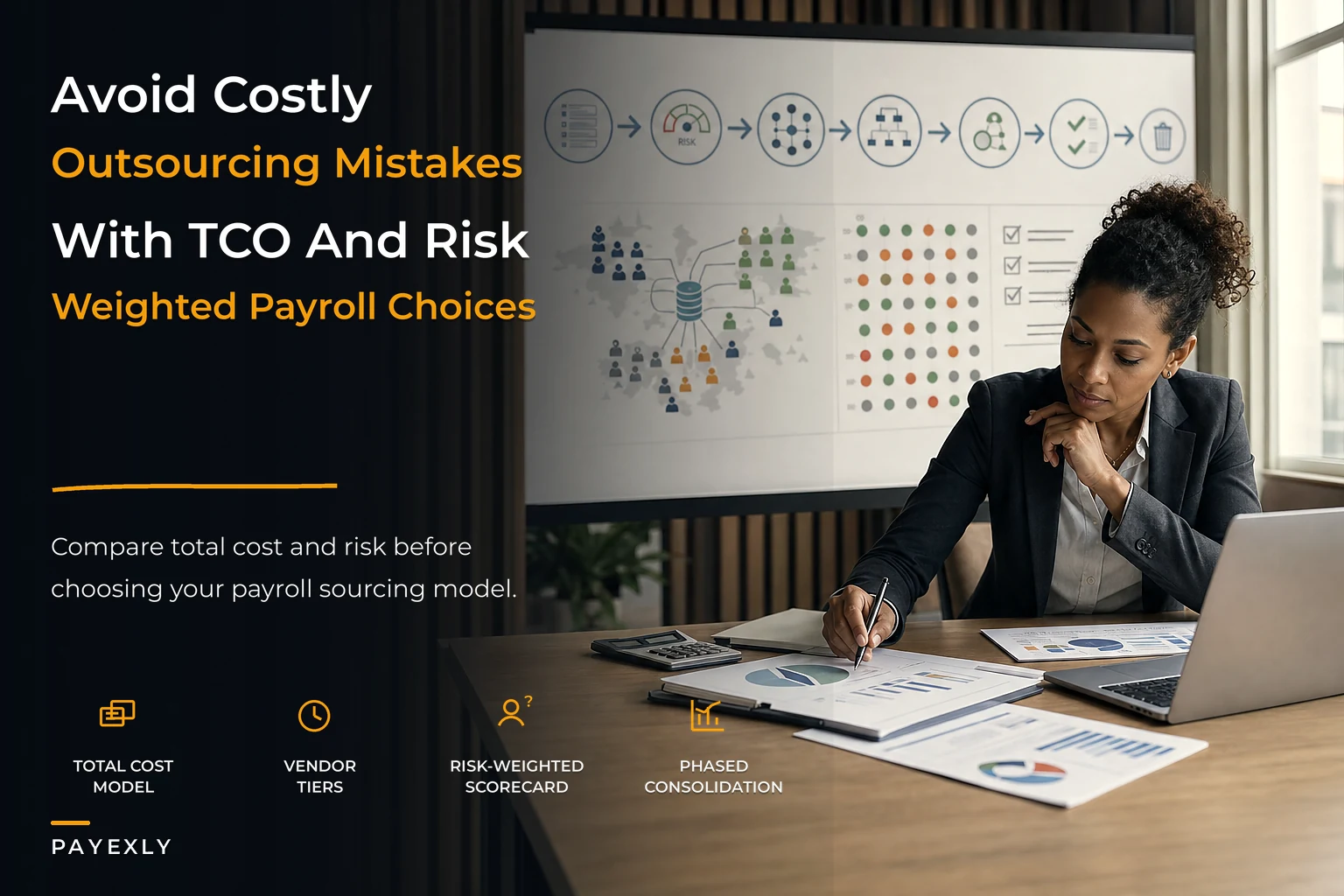Avoid costly outsourcing mistakes: a TCO and risk‑weighted payroll sourcing framework