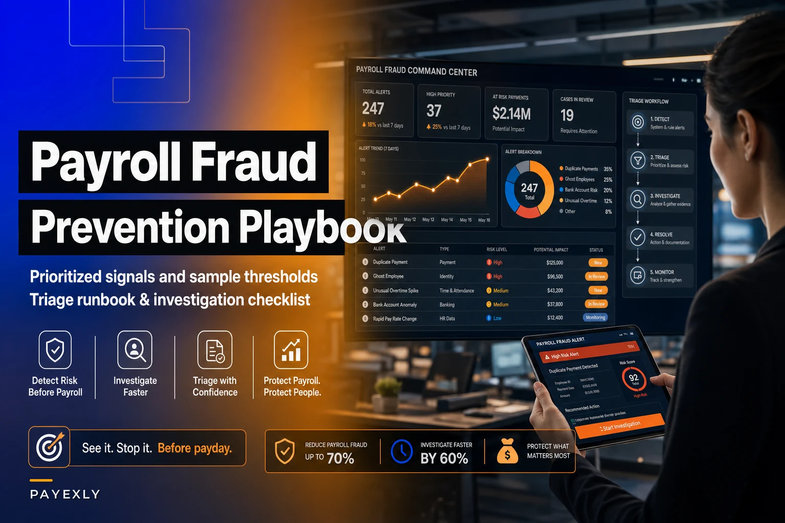Detect Payroll Fraud Before Payroll: Prioritized Rule Catalog, Thresholds and Triage Runbook
