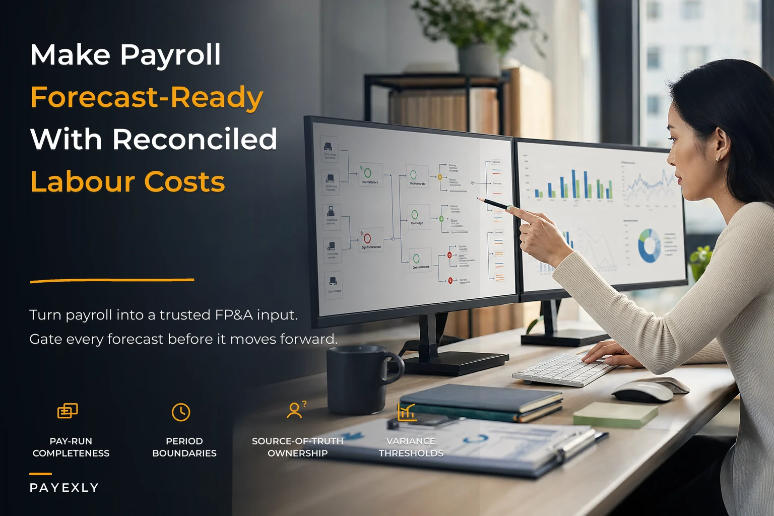 Payroll-driven labour-cost forecasting for finance partners