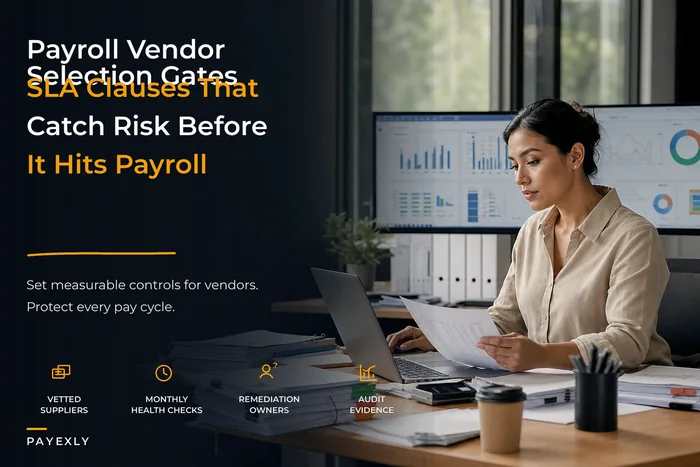 Payroll vendor management operating model: SLA clauses, recurring health metrics and audit-evidence packs