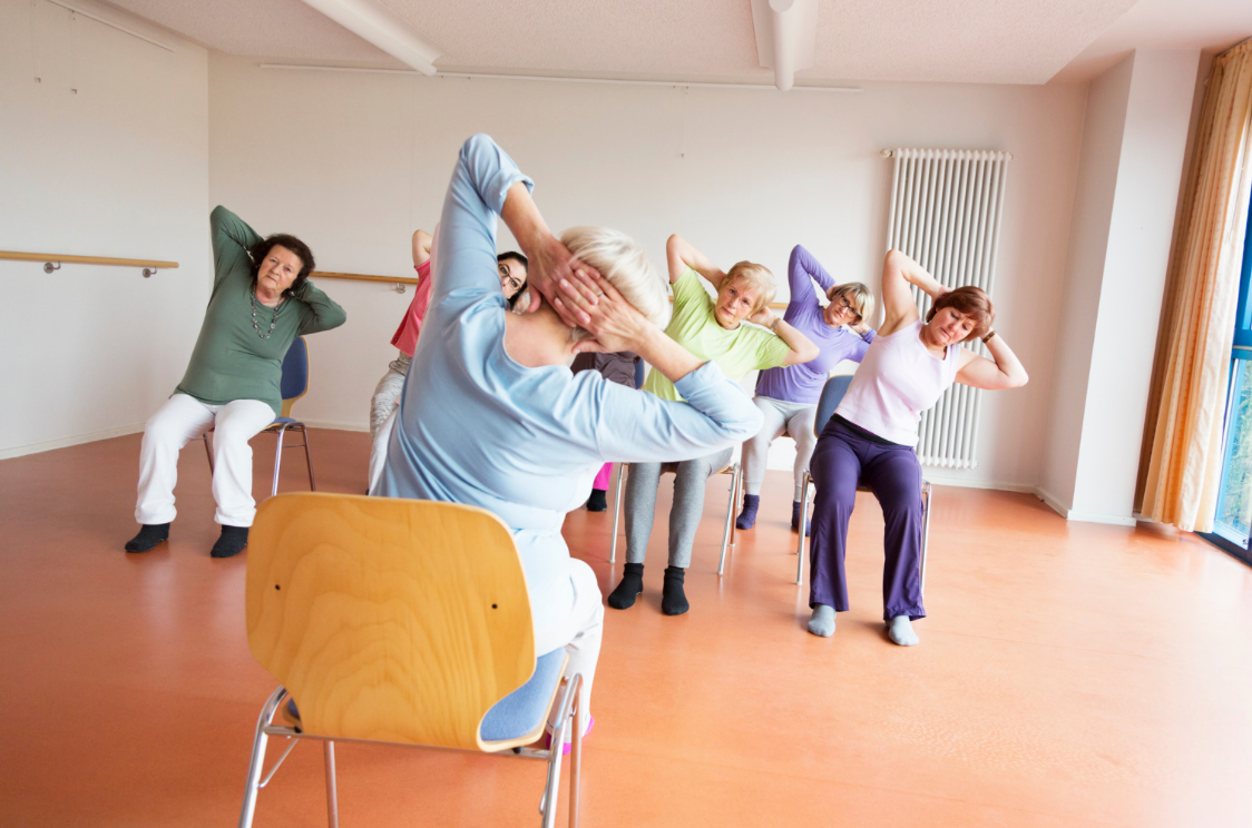 Chair Yoga to Relieve Hip Stiffness, Rigidity and Anxiety