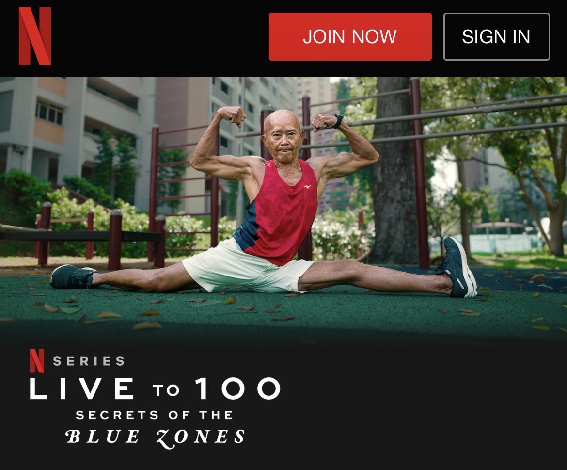 Live to 100: Secrets of the Blue Zones