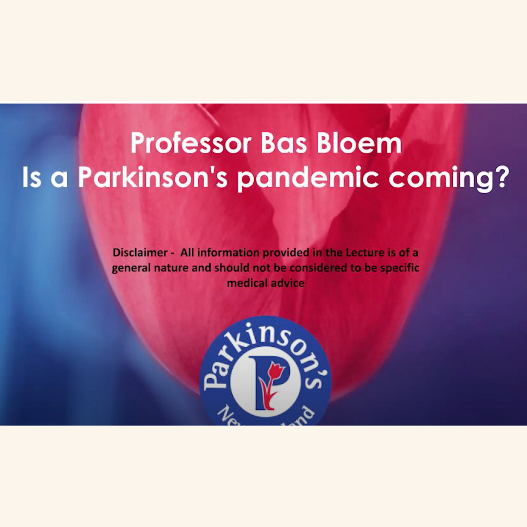 Parkinson's Pandemic: Lecture Series with Professor Bas Bloem.
