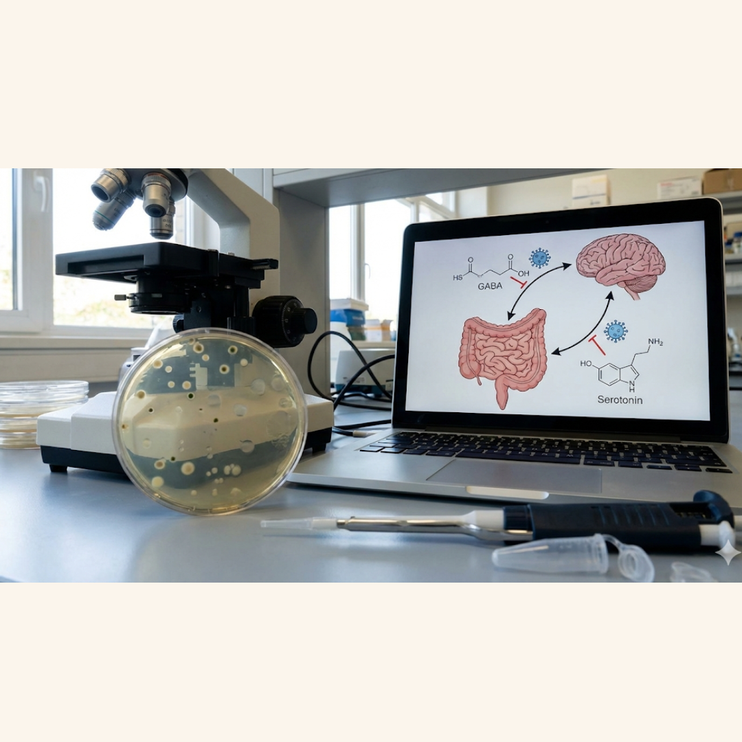New Study by Dr Laurie Mischley Reveals How Gut Viruses and Bacteria Hijack Brain Chemicals